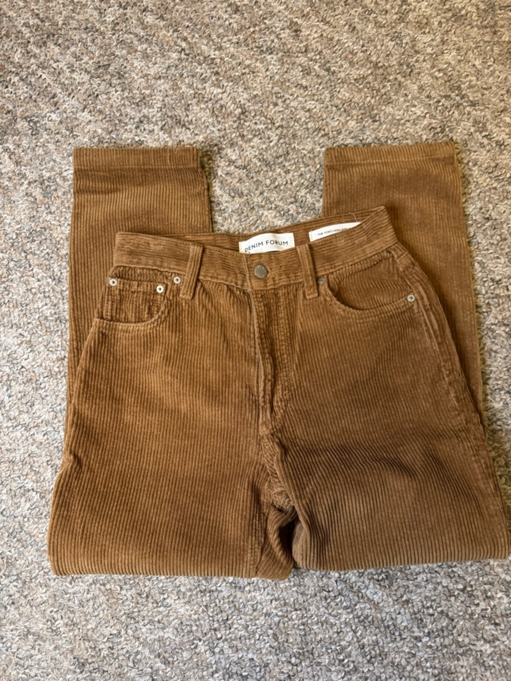 ARITIZA - Denim Forum Women’s Camel Brown Corduroy pants